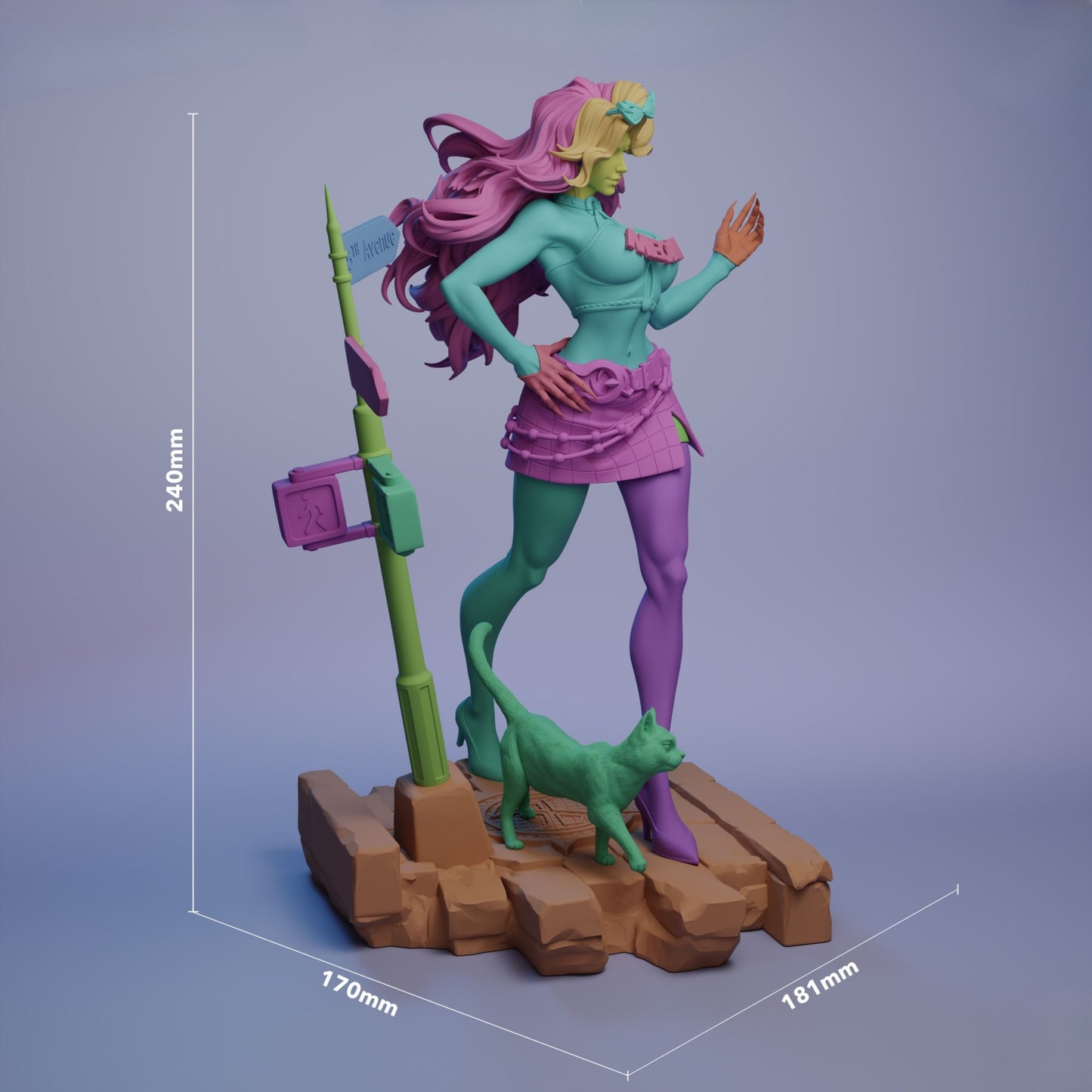 1351 Black Cat_Marvel Rivals - STL 3D Print Files