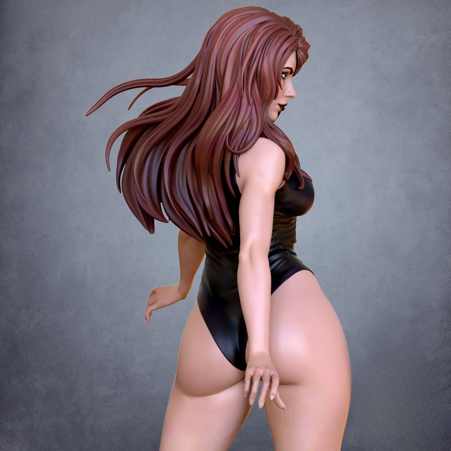 0554 Black Widow Swimsuit NSFW (4028) - STL 3D Print Files