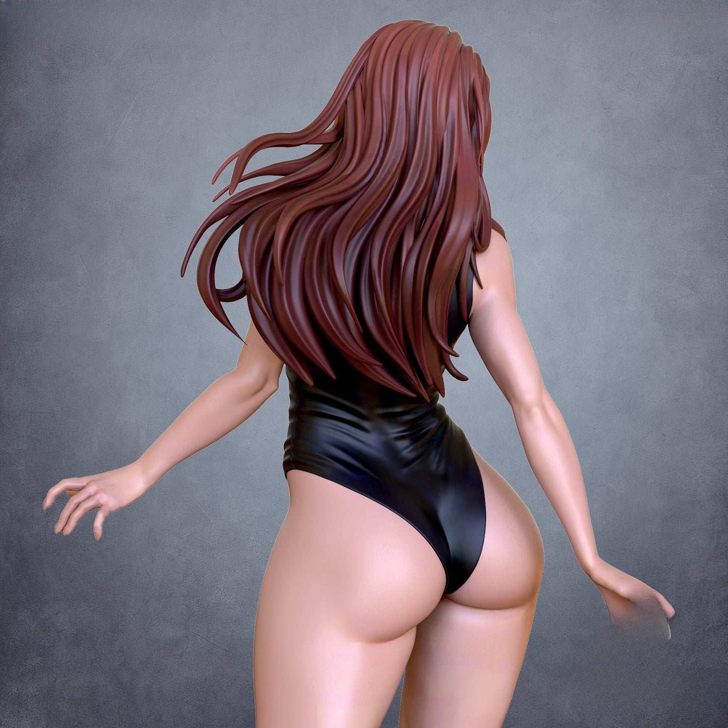 0554 Black Widow Swimsuit NSFW (4028) - STL 3D Print Files