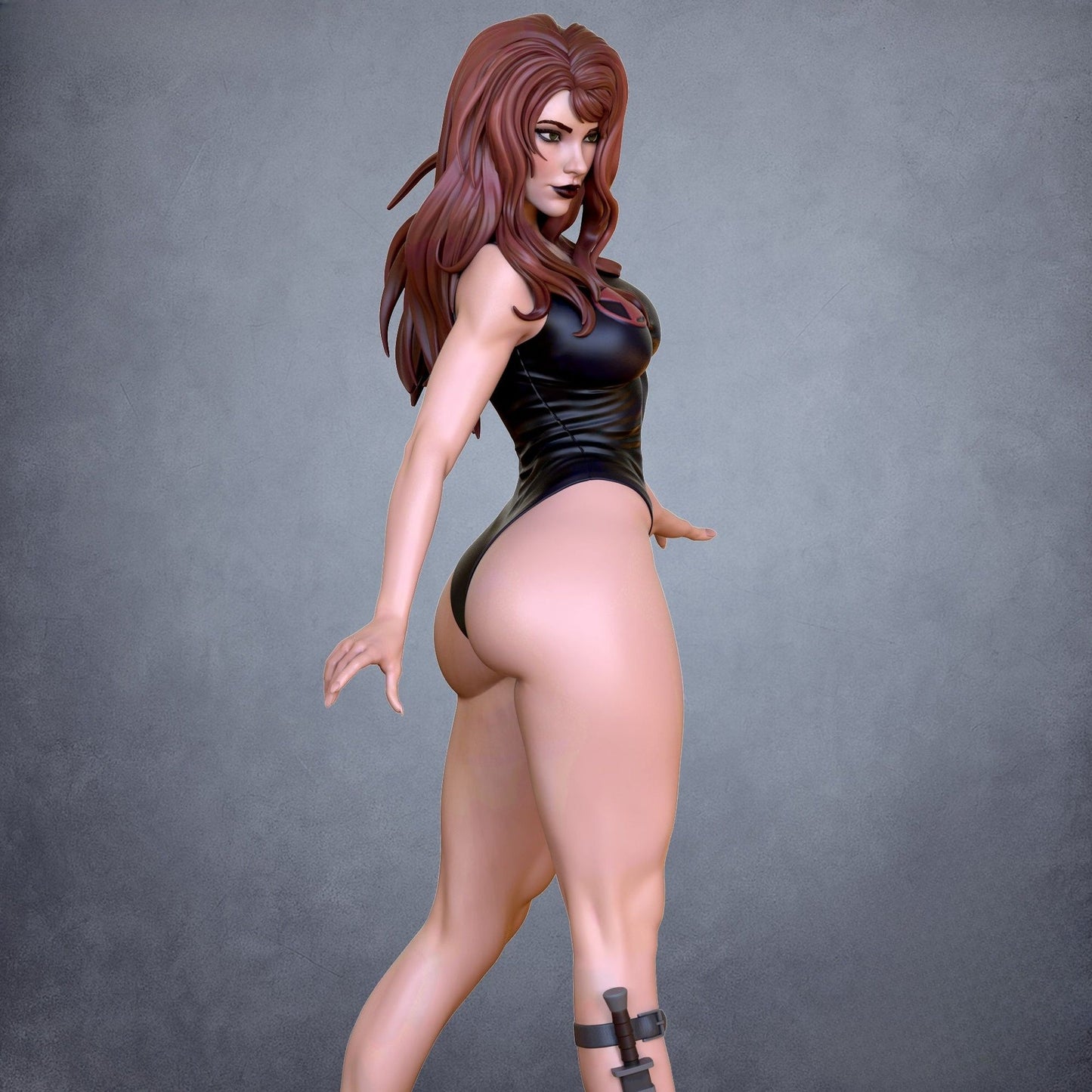 0554 Black Widow Swimsuit NSFW (4028) - STL 3D Print Files
