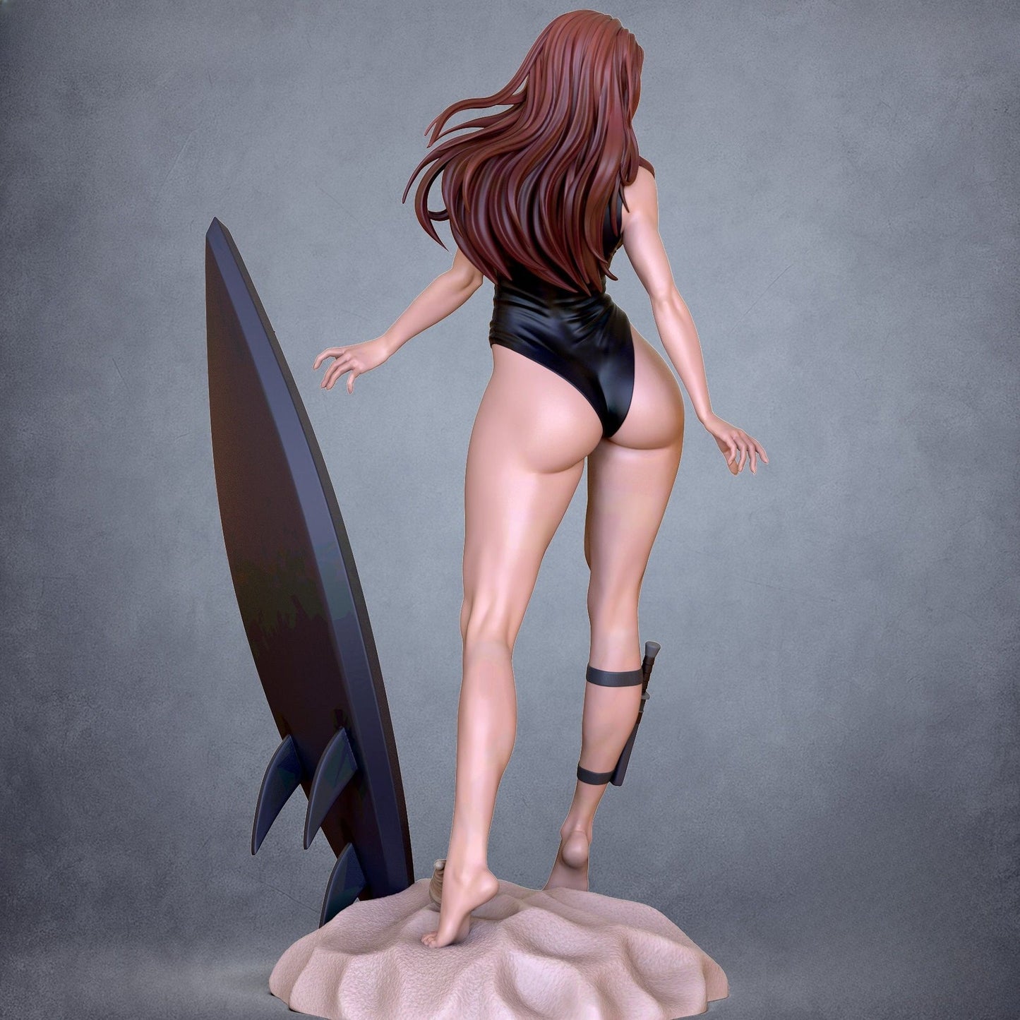 0554 Black Widow Swimsuit NSFW (4028) - STL 3D Print Files