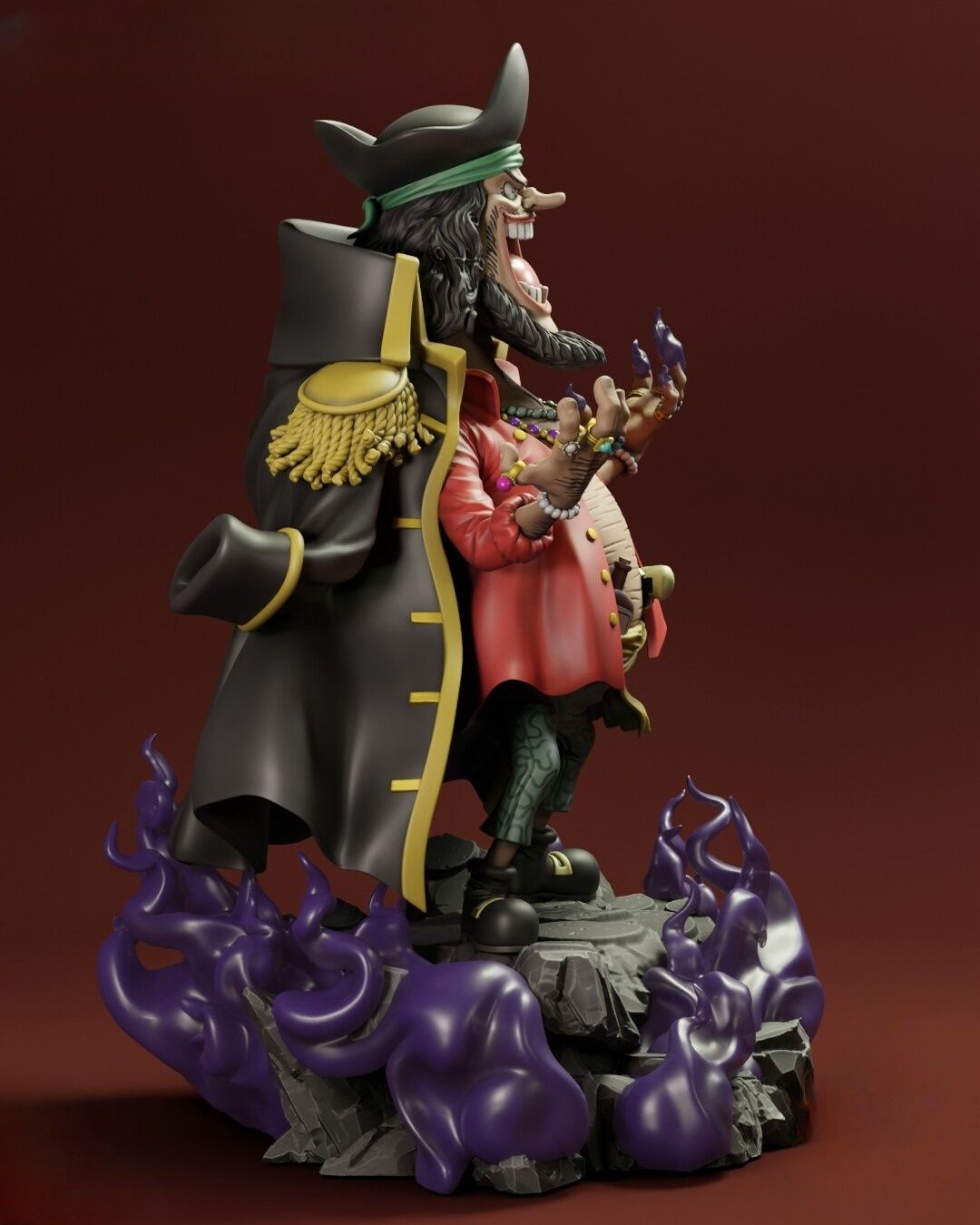 0237 Blackbeard (OP) - STL 3D Print Files