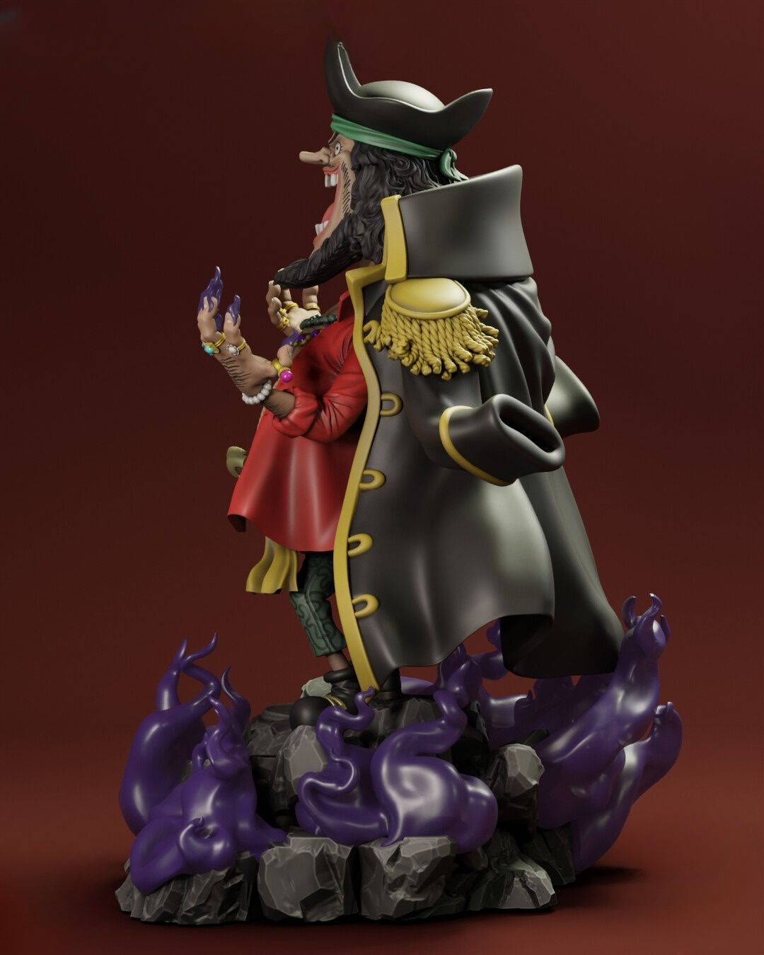 0237 Blackbeard (OP) - STL 3D Print Files