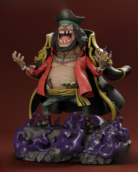 0237 Blackbeard (OP) - STL 3D Print Files