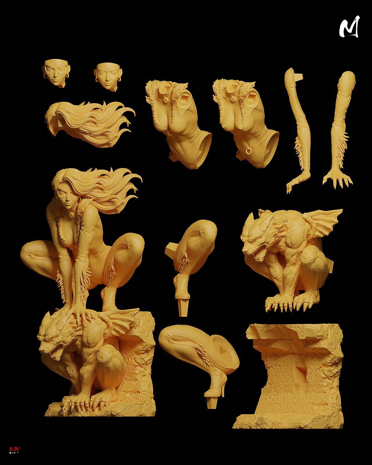1612 Black Cat_Marvel Comics - STL 3D Print Files