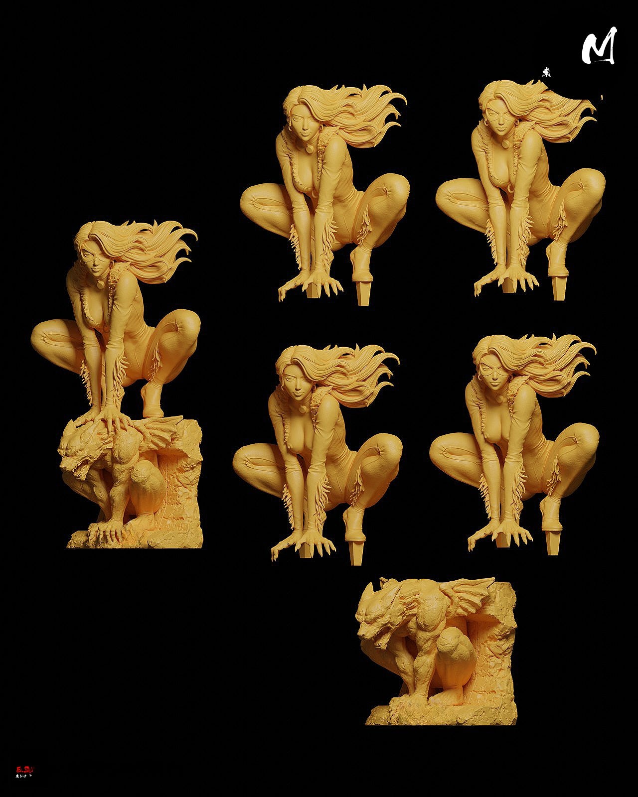 1612 Black Cat_Marvel Comics - STL 3D Print Files
