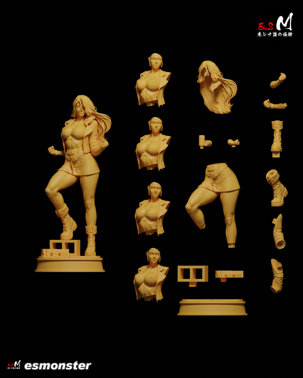 1914 Blaze Fielding_Streets of Rage NSFW - STL 3D Print Files