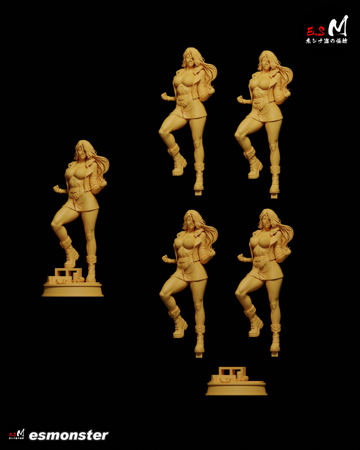 1914 Blaze Fielding_Streets of Rage NSFW - STL 3D Print Files