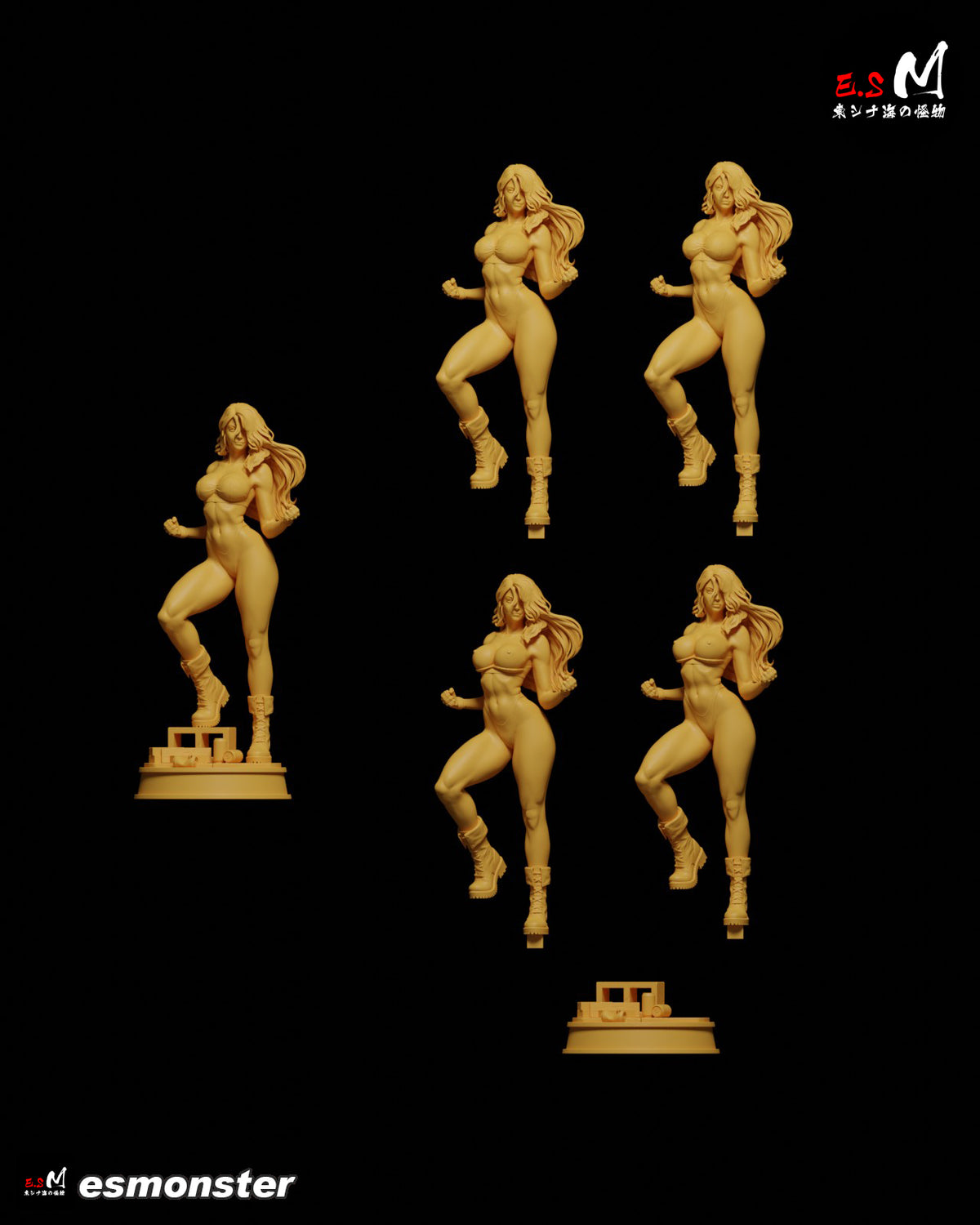 1914 Blaze Fielding_Streets of Rage NSFW - STL 3D Print Files
