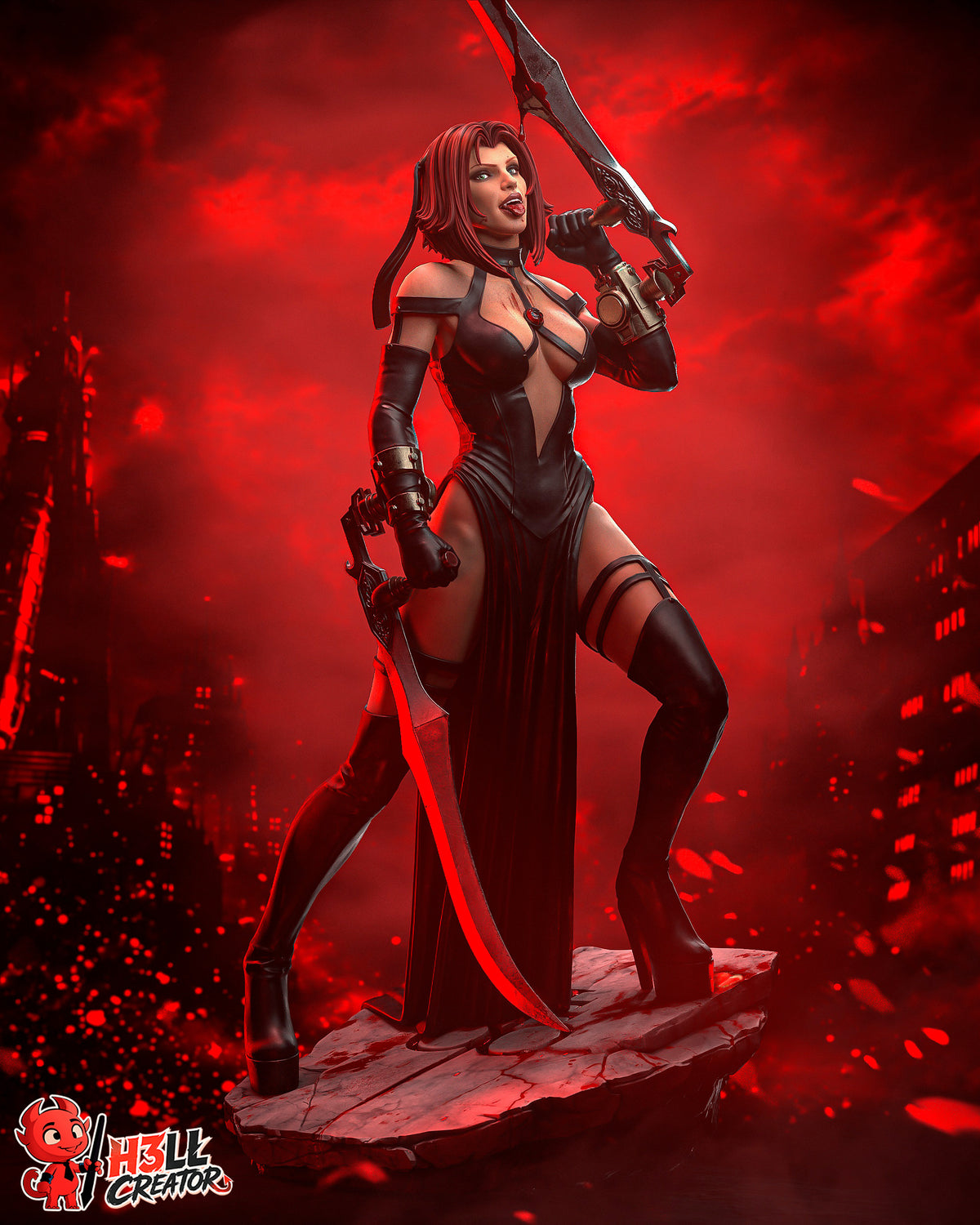 2077 Rayne_BloodRayne2 - STL 3D Print Files