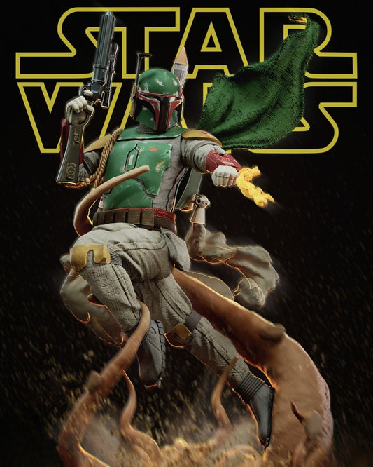 0743 Boba Fett_Star Wars - STL 3D Print Files