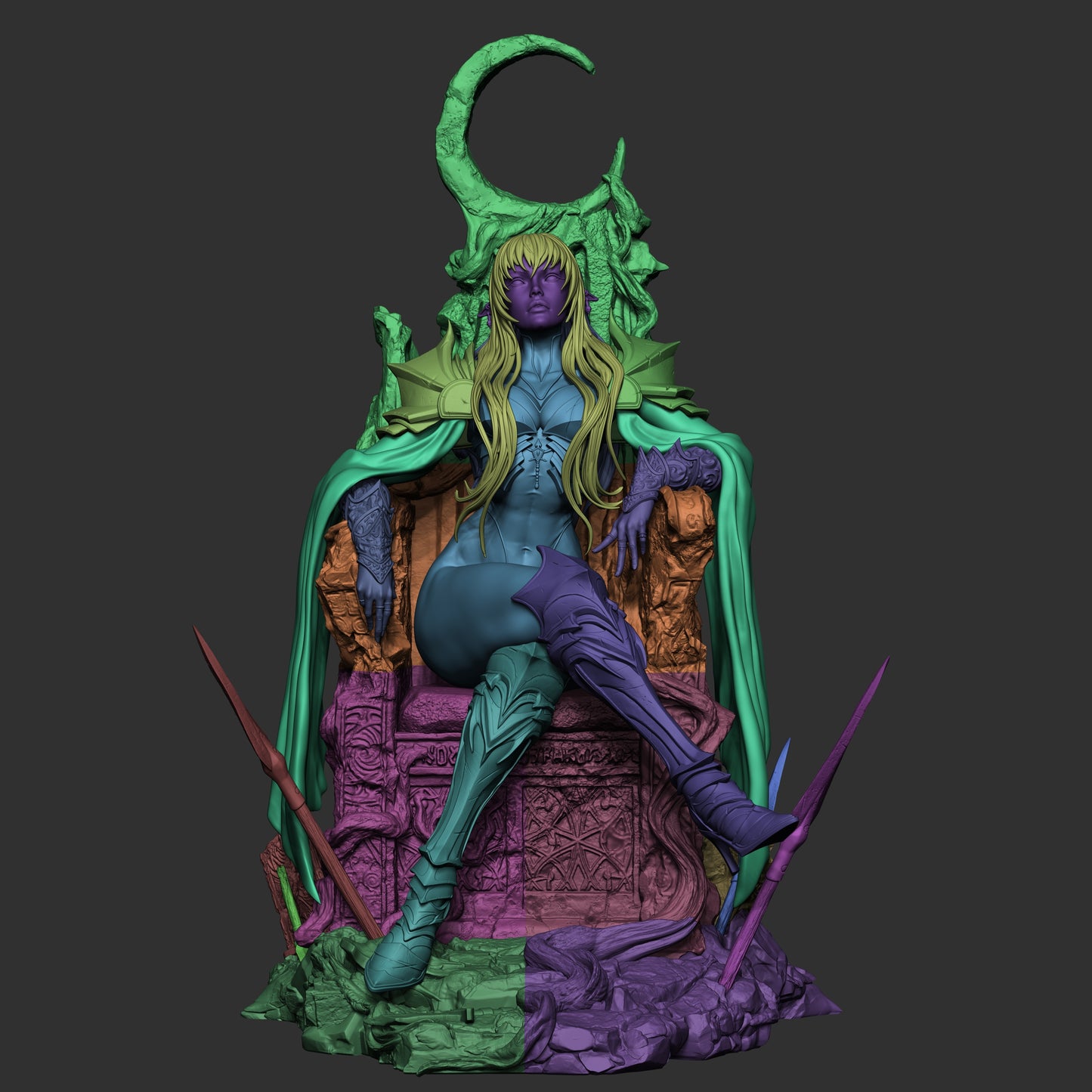 0384 Lucia_Underworld Grand Matriarch - STL 3D Print Files