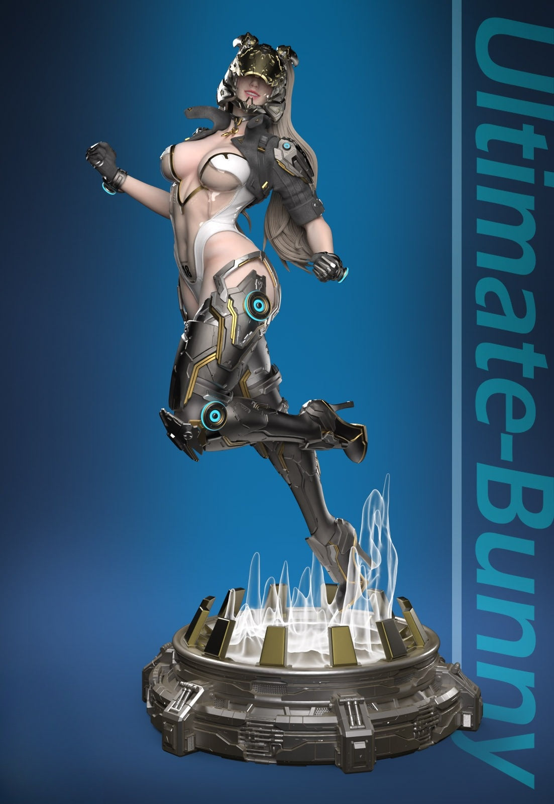 0642 Ultimate Bunny NSFW - The First Descendant (4209) - STL 3D Print Files X 3D Animations