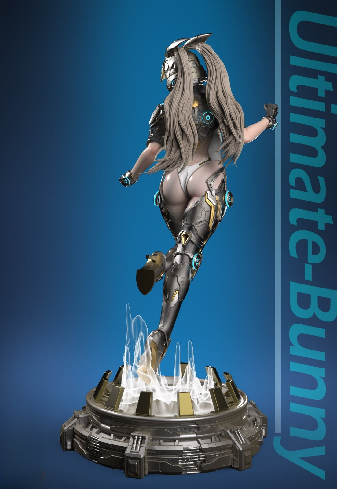 0642 Ultimate Bunny NSFW - The First Descendant (4209) - STL 3D Print Files X 3D Animations