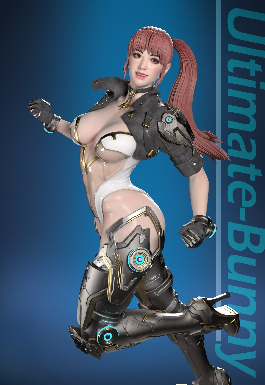 0642 Ultimate Bunny NSFW - The First Descendant (4209) - STL 3D Print Files X 3D Animations