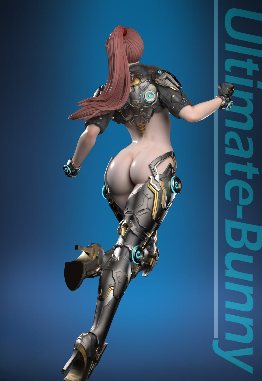 0642 Ultimate Bunny NSFW - The First Descendant (4209) - STL 3D Print Files X 3D Animations