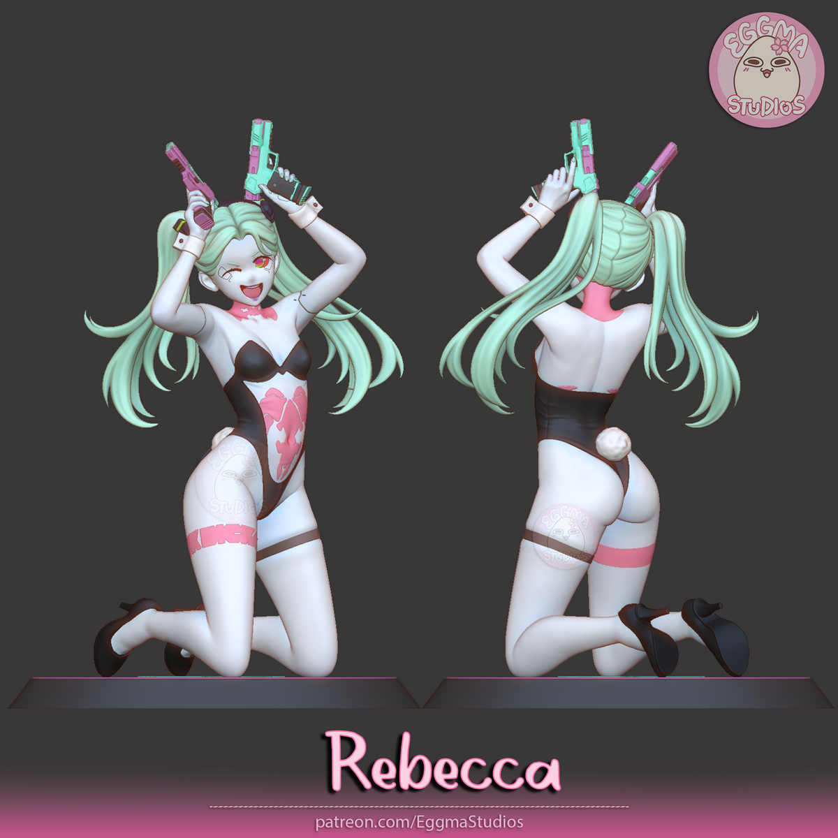 1938 Rebecca Bunny_Cyberpunk Edgerunners - STL 3D Print Files