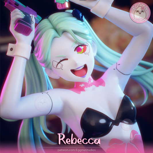 1938 Rebecca Bunny_Cyberpunk Edgerunners - STL 3D Print Files