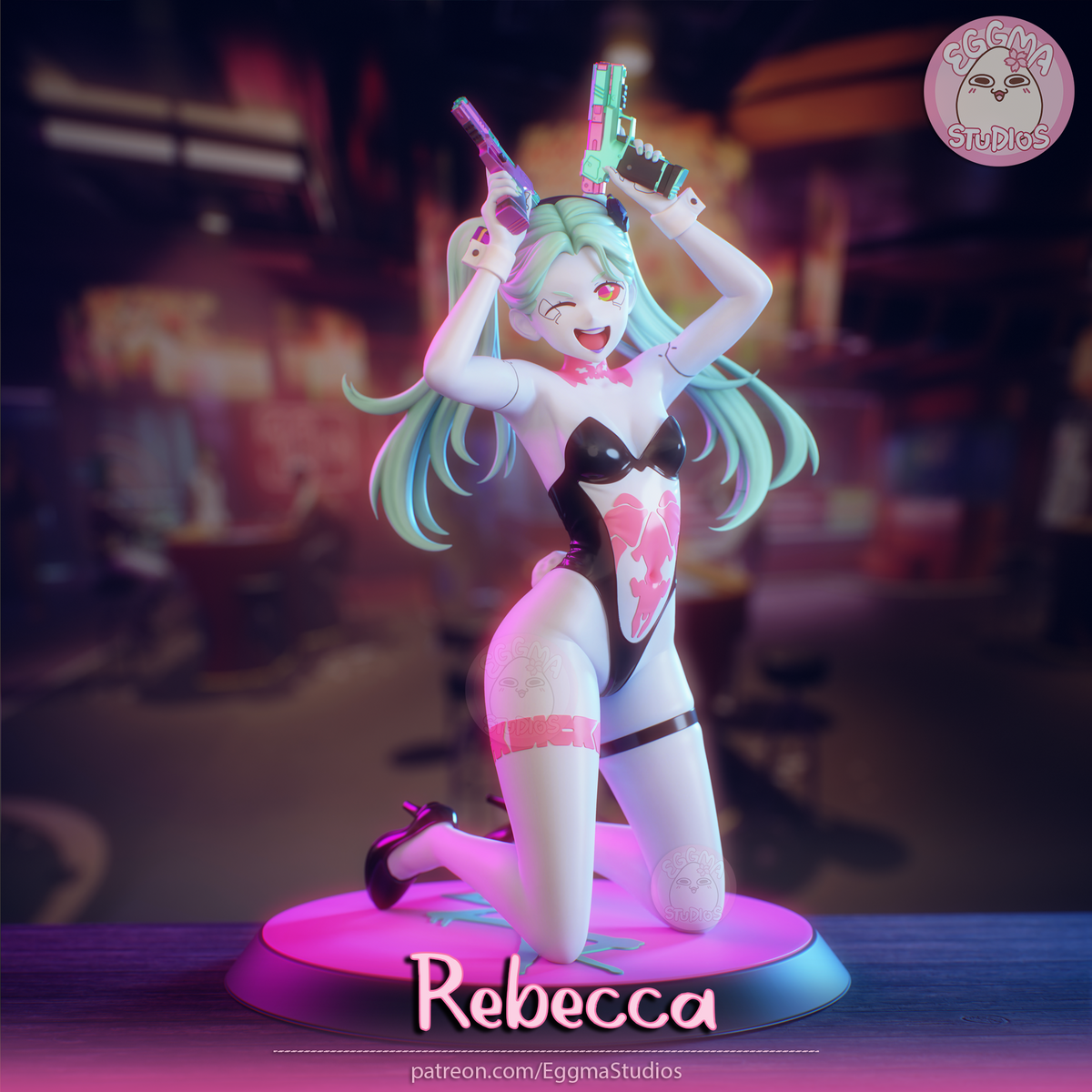 1938 Rebecca Bunny_Cyberpunk Edgerunners - STL 3D Print Files
