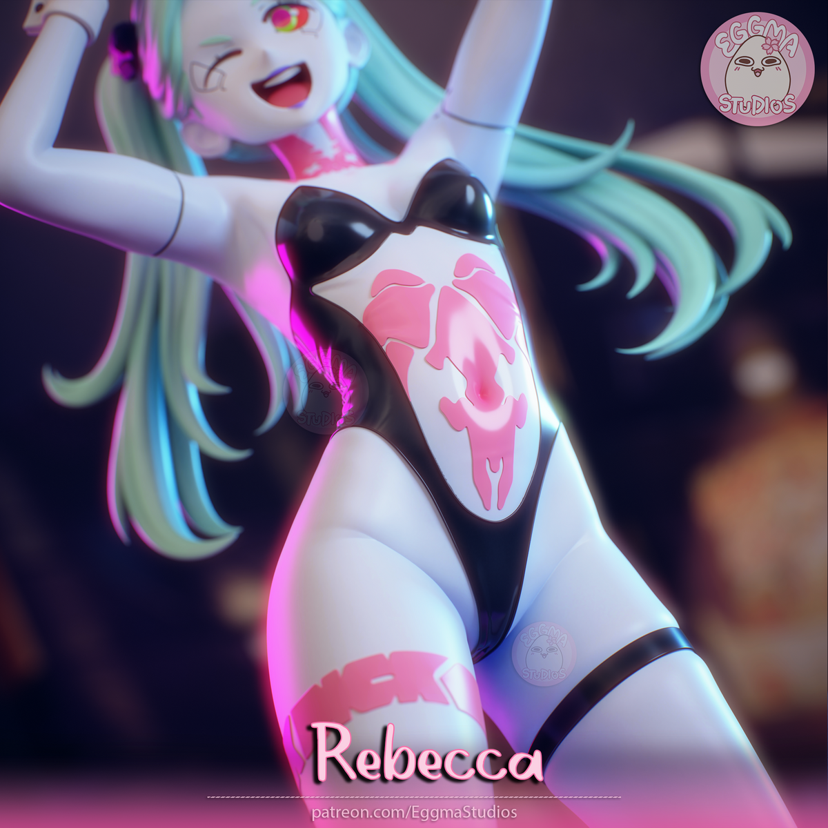 1938 Rebecca Bunny_Cyberpunk Edgerunners - STL 3D Print Files