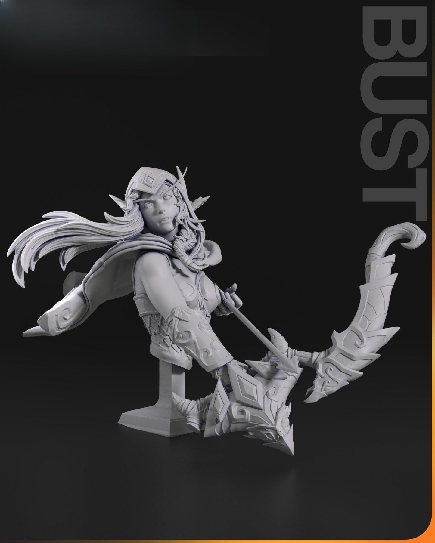1086 Sylvanas Windrunner - World of Warcraft (4302) - STL 3D Print Files