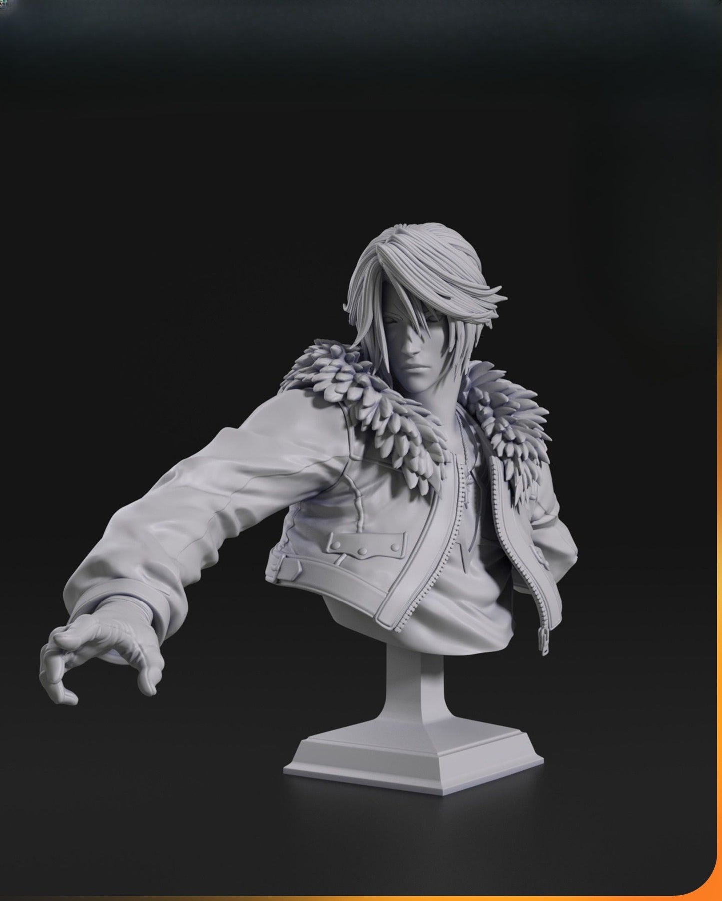 0562 Squall Leonhart-Final_Fantasy VIII - STL 3D Print Files
