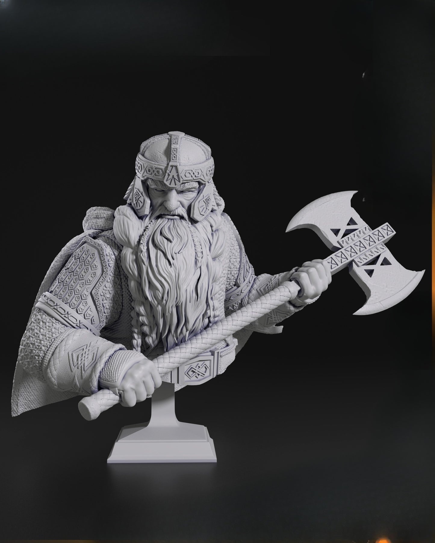 0845 Gimli and Legolas_Lord of the Rings - STL 3D Print Files