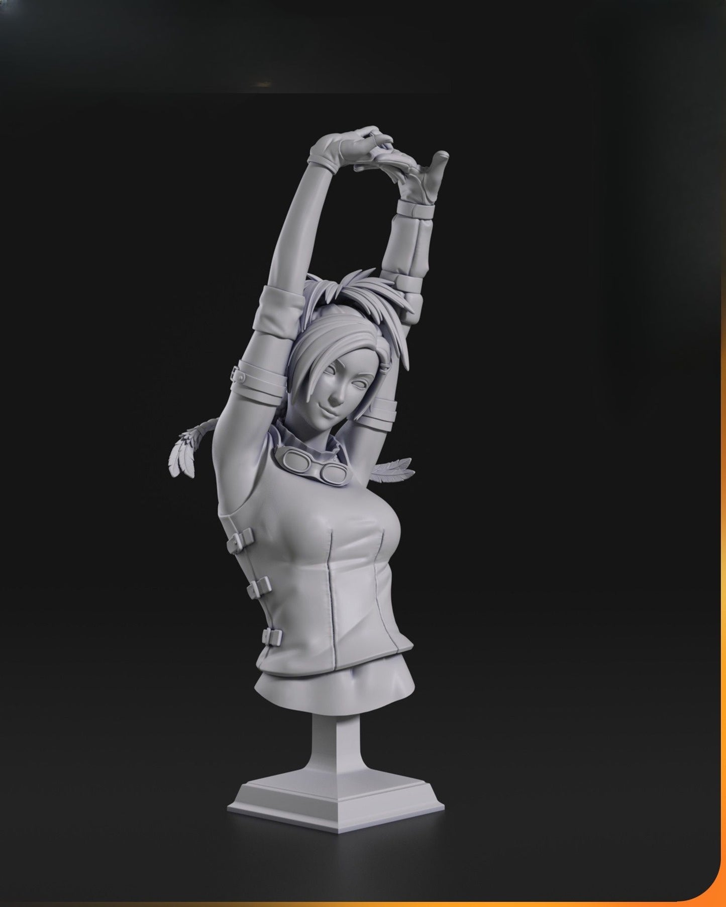 0372 Rikku_Final Fantasy - STL 3D Print Files