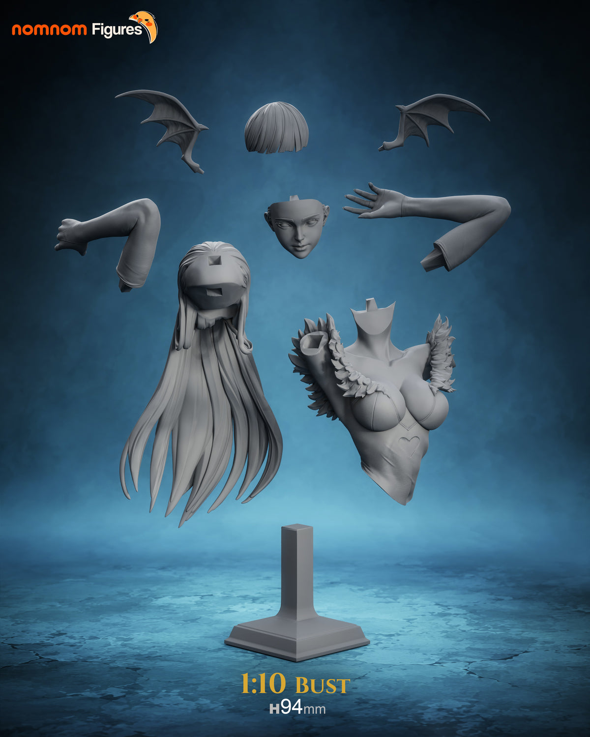 2164 Morrigan Aensland_Darkstalkers - STL 3D Print Files