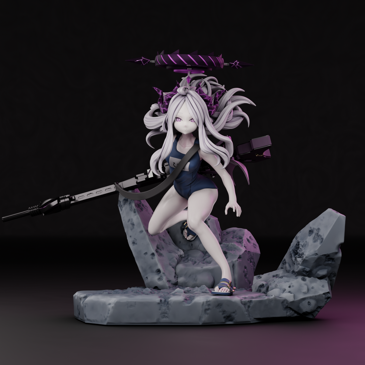 2163 Sorasaki Hina_Blue Archive NSFW - STL 3D Print Files