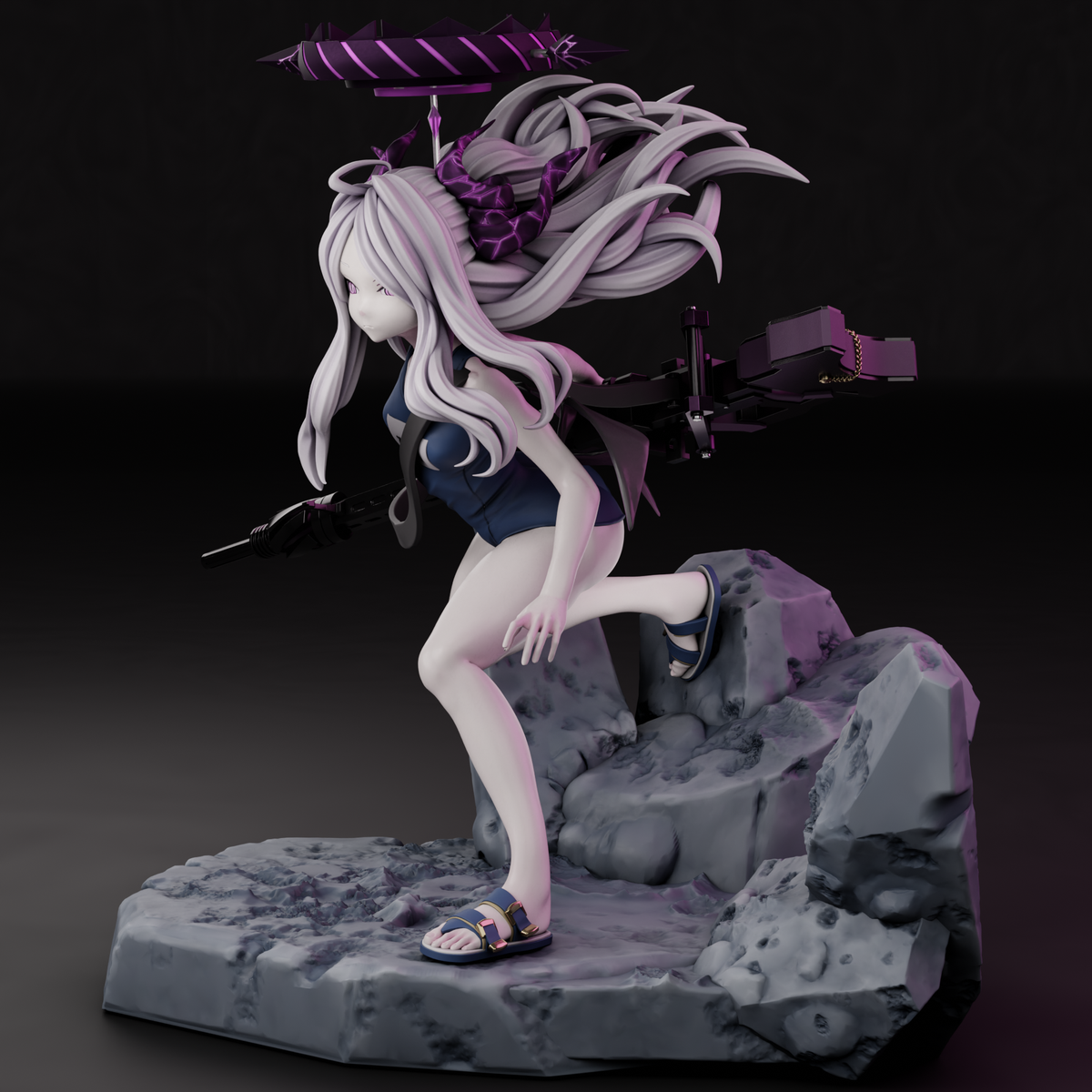 2163 Sorasaki Hina_Blue Archive NSFW - STL 3D Print Files