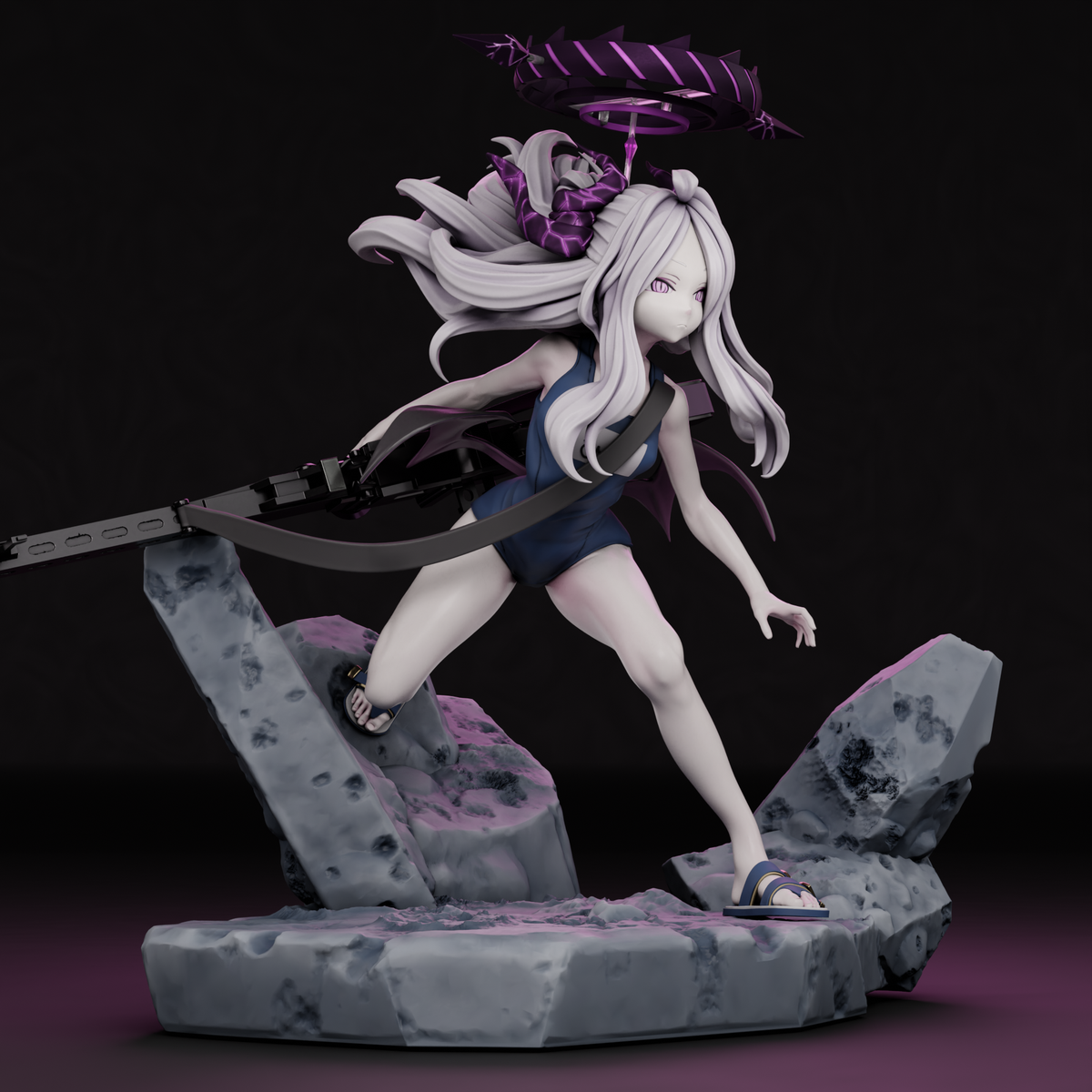 2163 Sorasaki Hina_Blue Archive NSFW - STL 3D Print Files