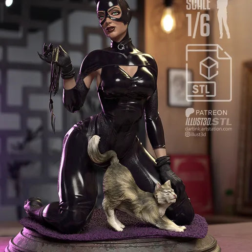 2172 Catwoman NSFW - STL 3D Print Files