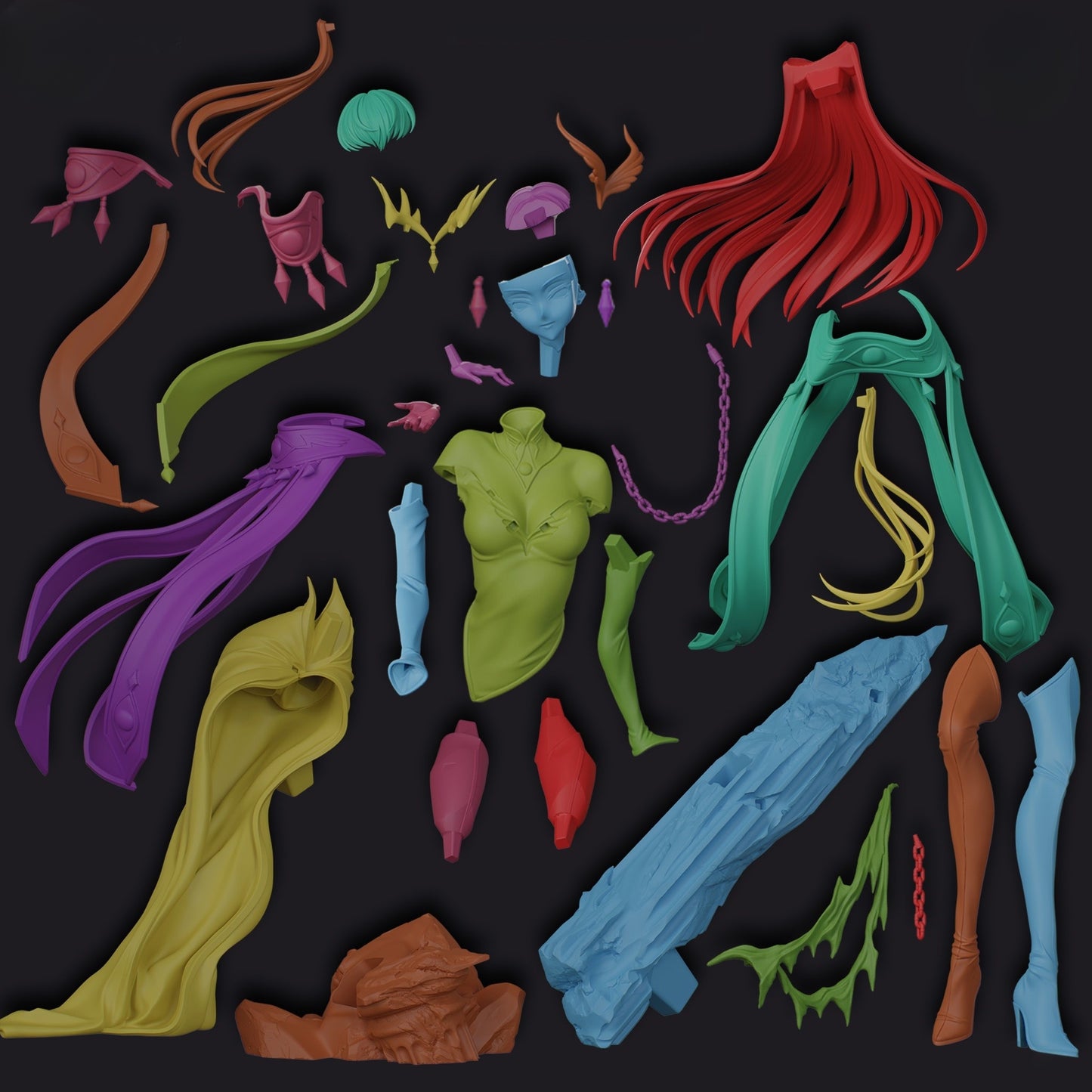 1131 C.C_Code Geass - STL 3D Print Files