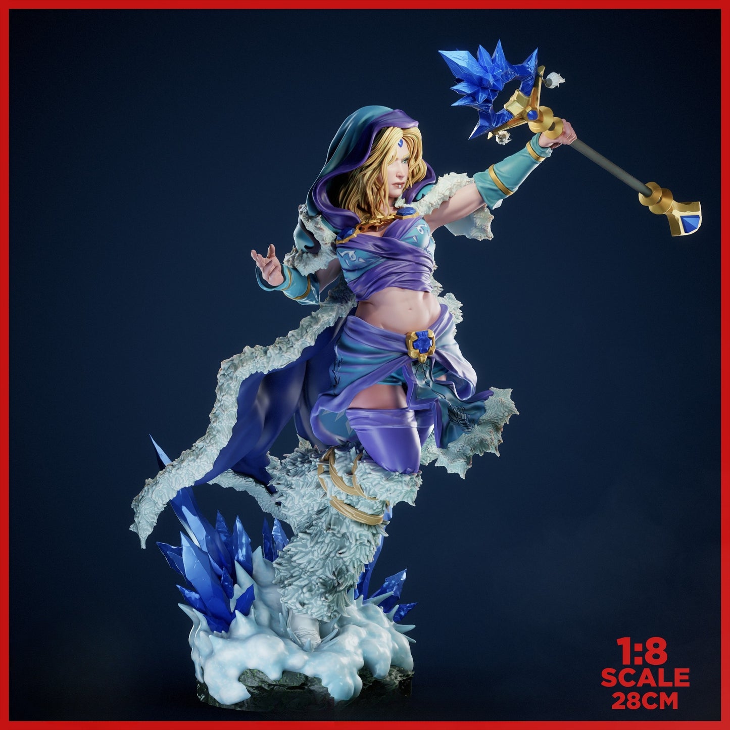 1631 Crystal Maiden_Dota2 - STL 3D Print Files