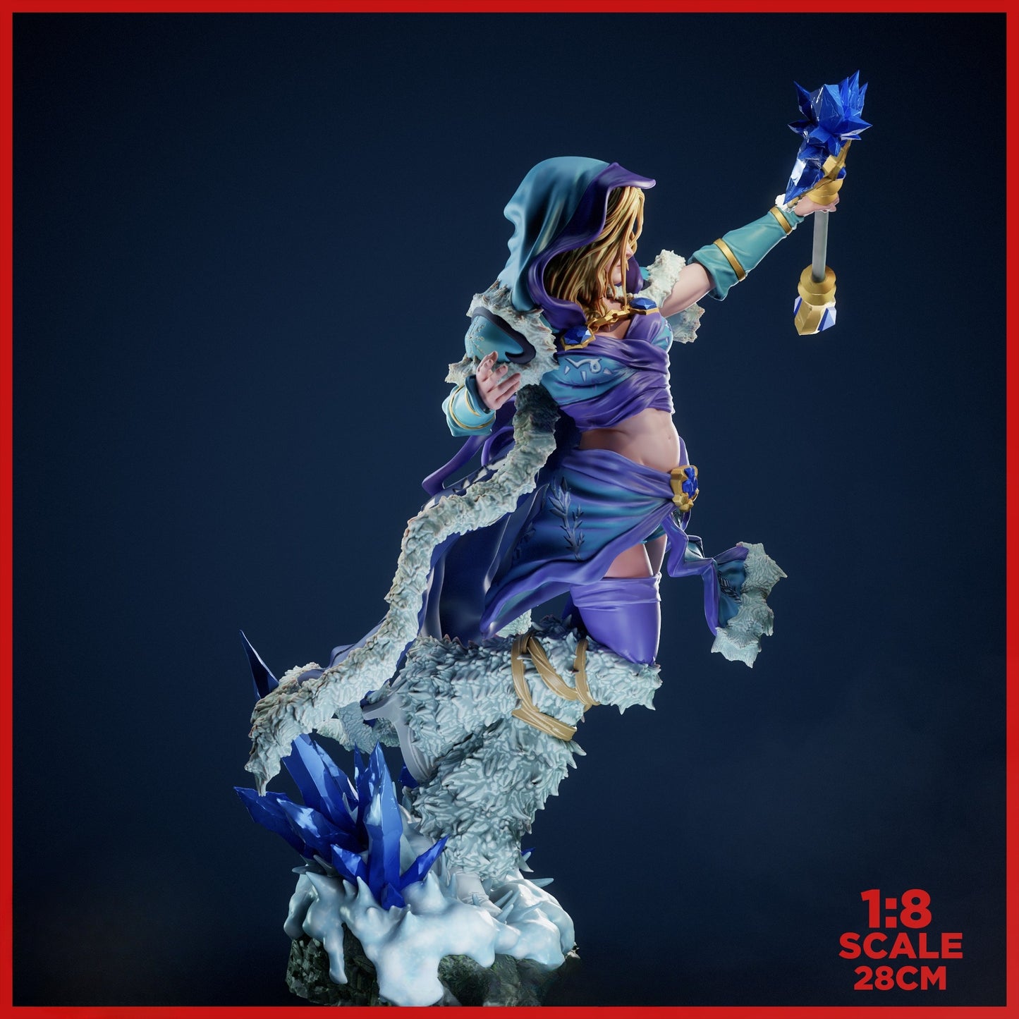 1631 Crystal Maiden_Dota2 - STL 3D Print Files
