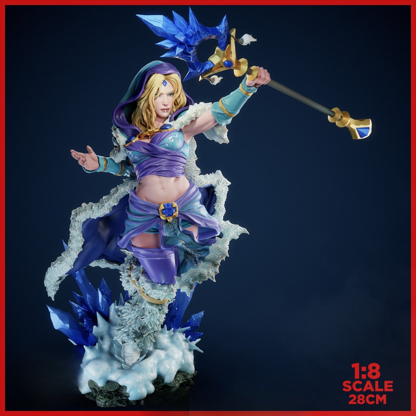 1631 Crystal Maiden_Dota2 - STL 3D Print Files