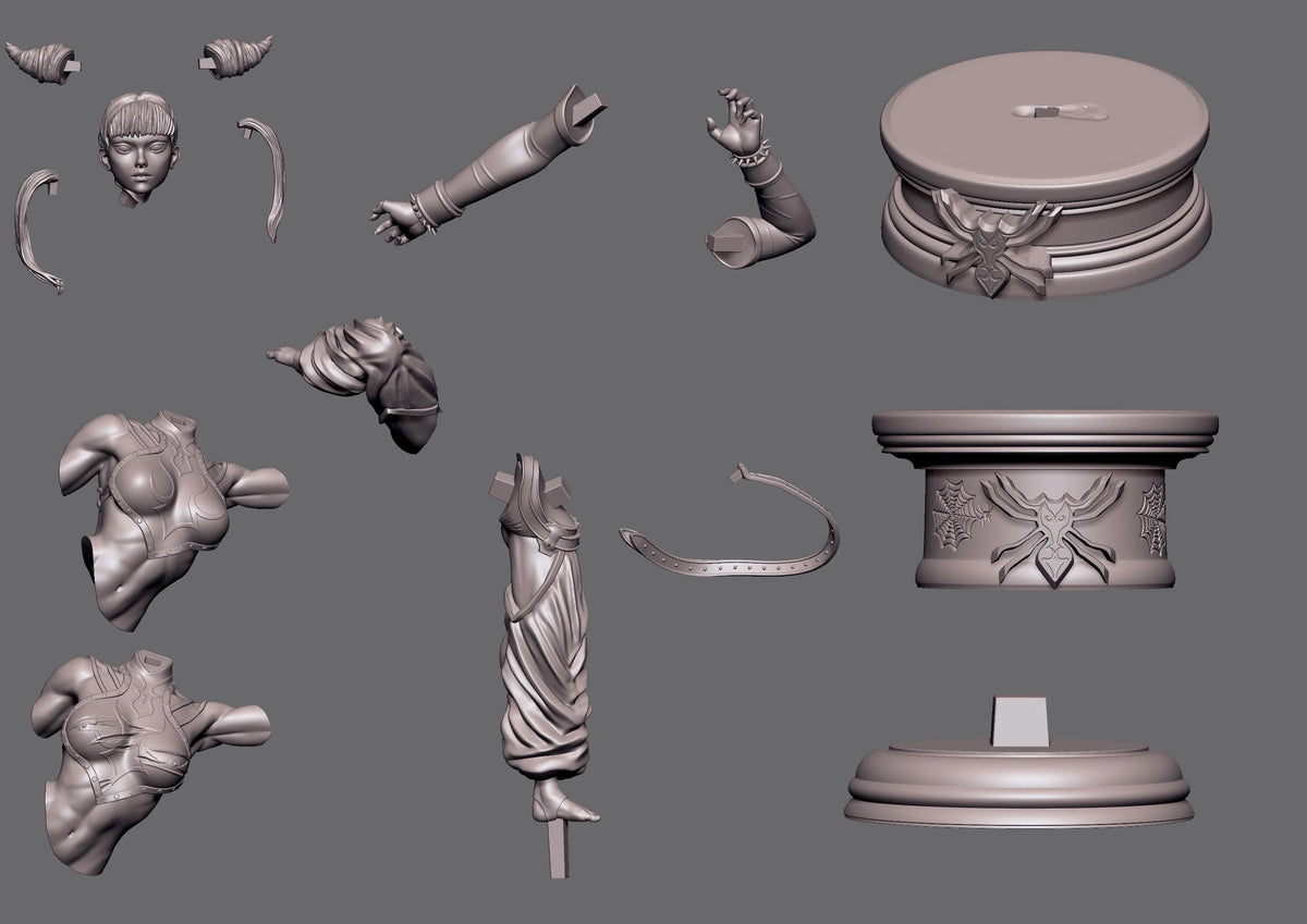 2141 Juri Han_Street Fighter - STL 3D Print Files