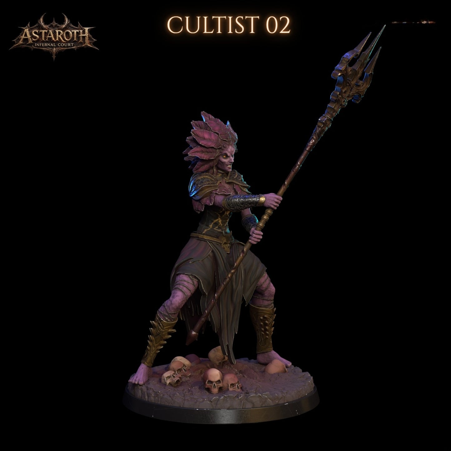 1509 Astaroth Internal Court Miniatures Set May2026 - STL 3D Print Files