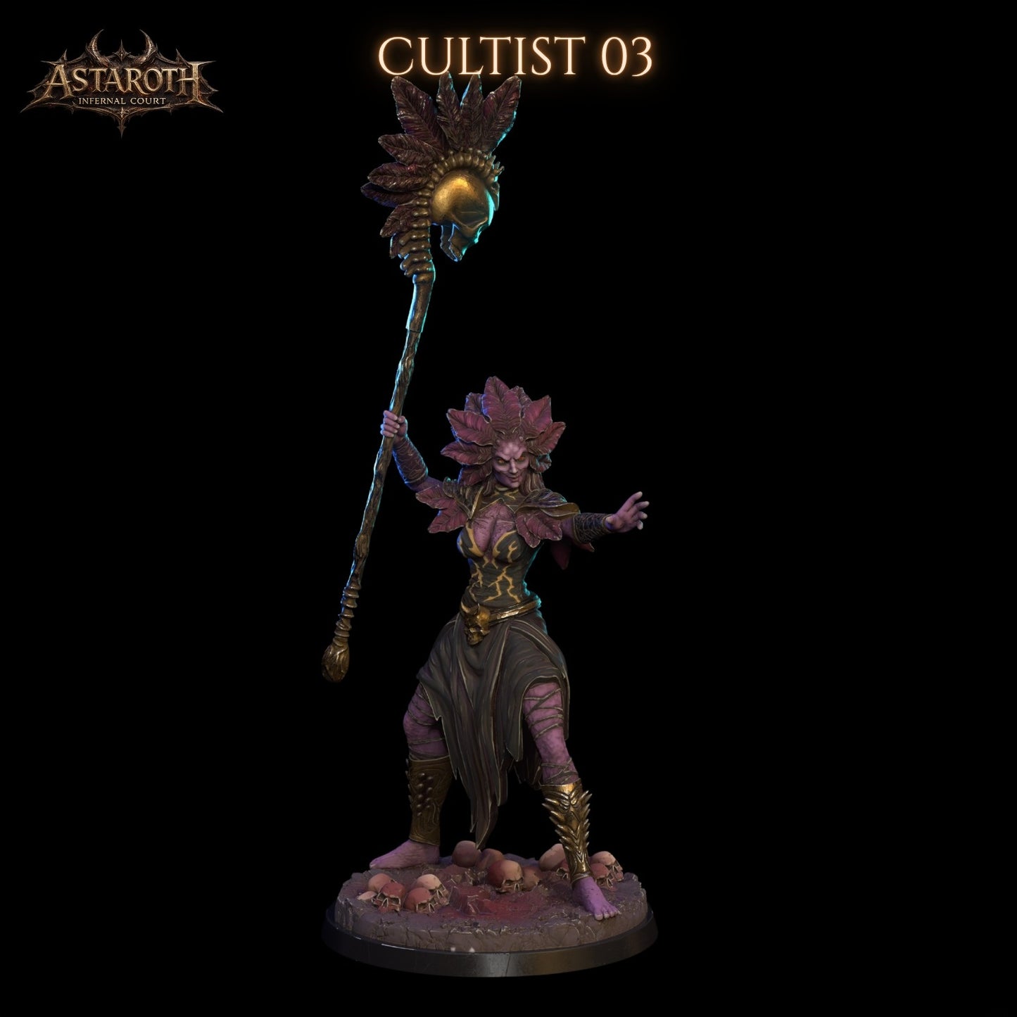 1509 Astaroth Internal Court Miniatures Set May2026 - STL 3D Print Files