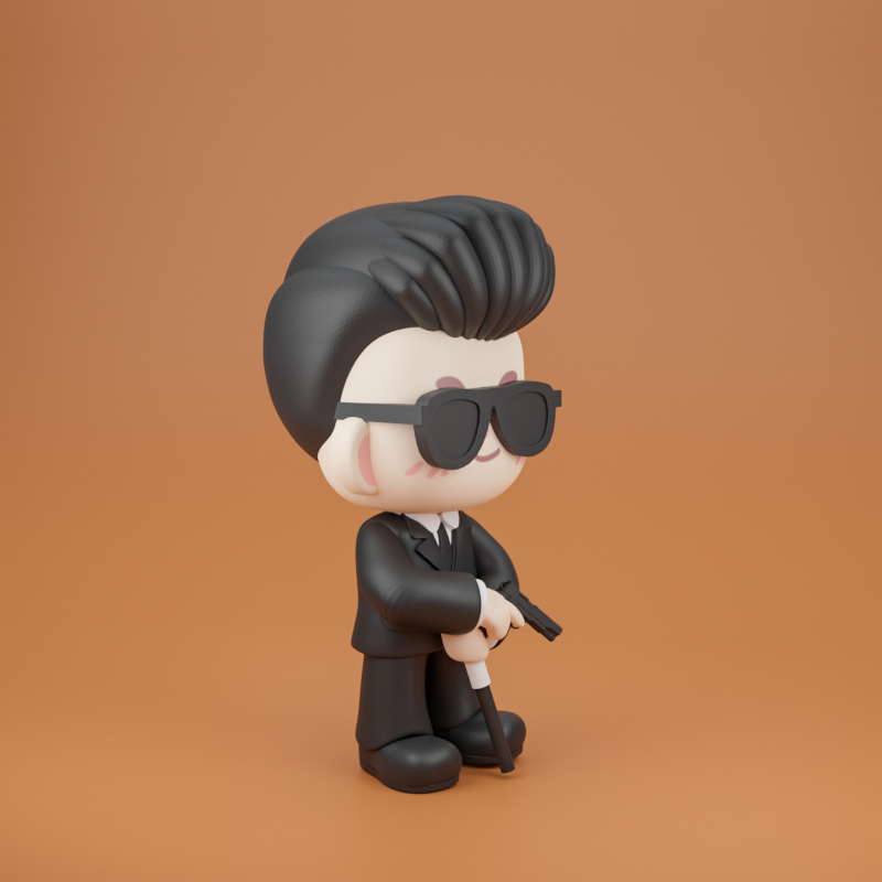 0210 Caine - STL 3D Print Files