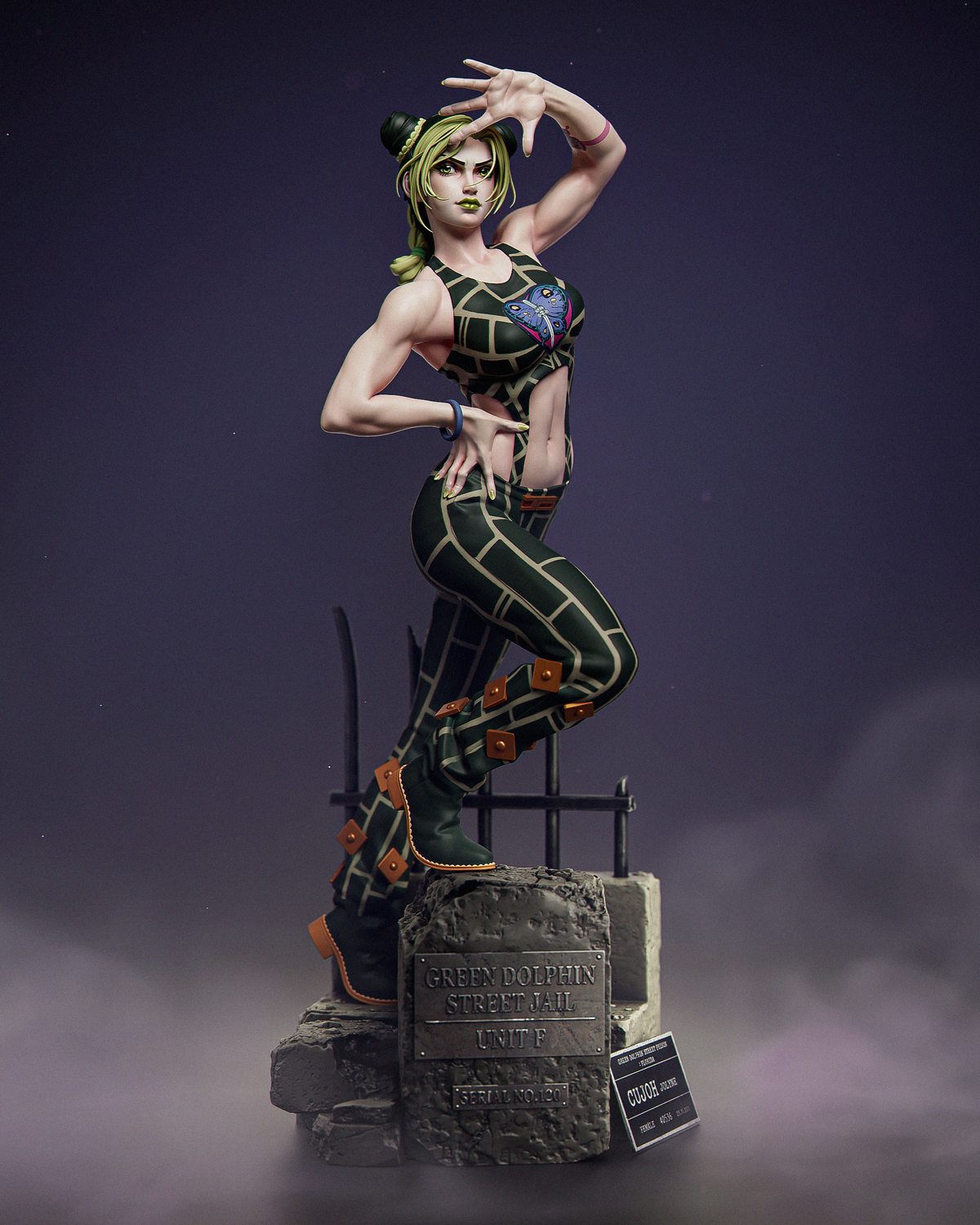 1909 Jolyne Cujoh_JoJo's Bizarre Adventure - STL 3D Print Files