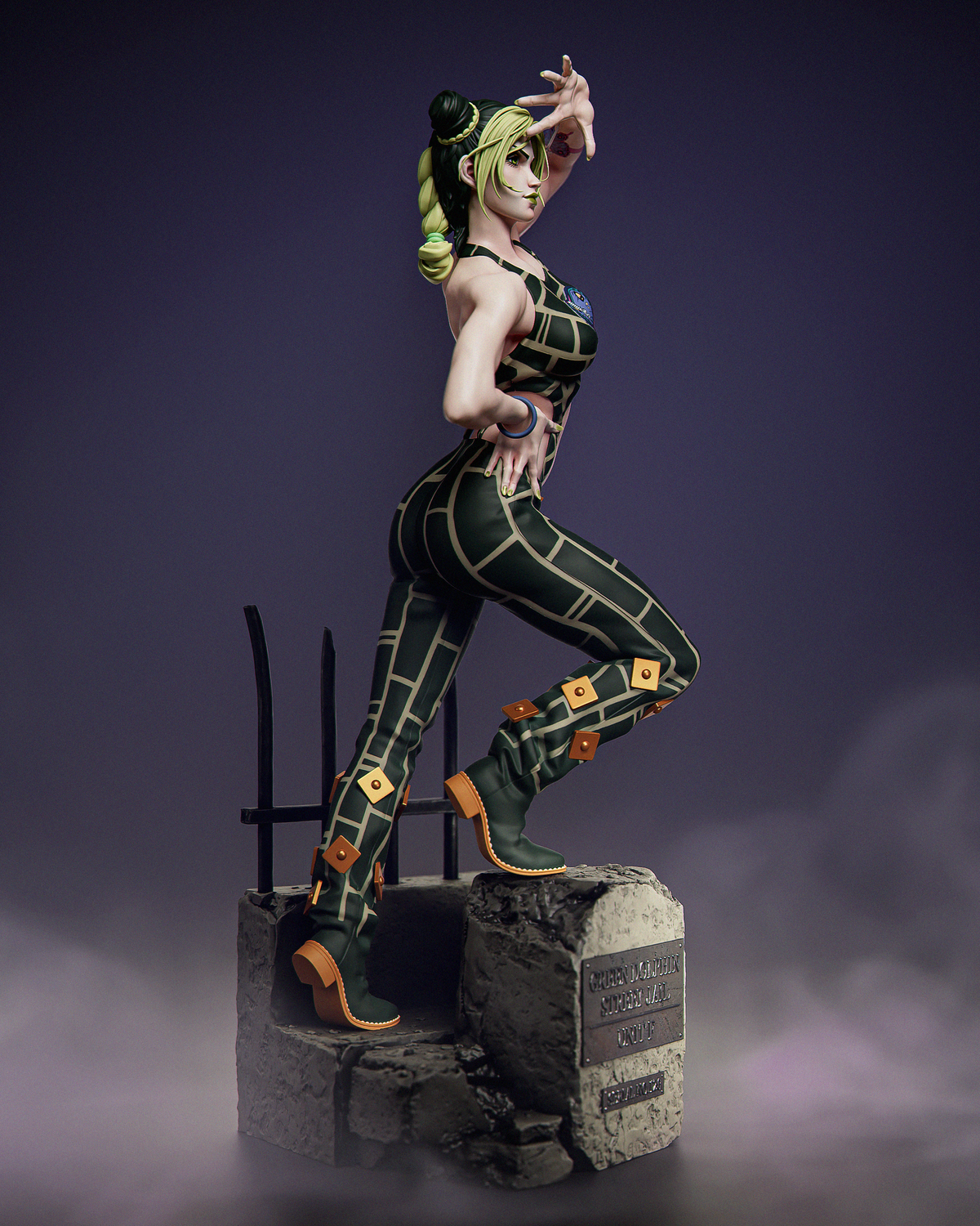 1909 Jolyne Cujoh_JoJo's Bizarre Adventure - STL 3D Print Files