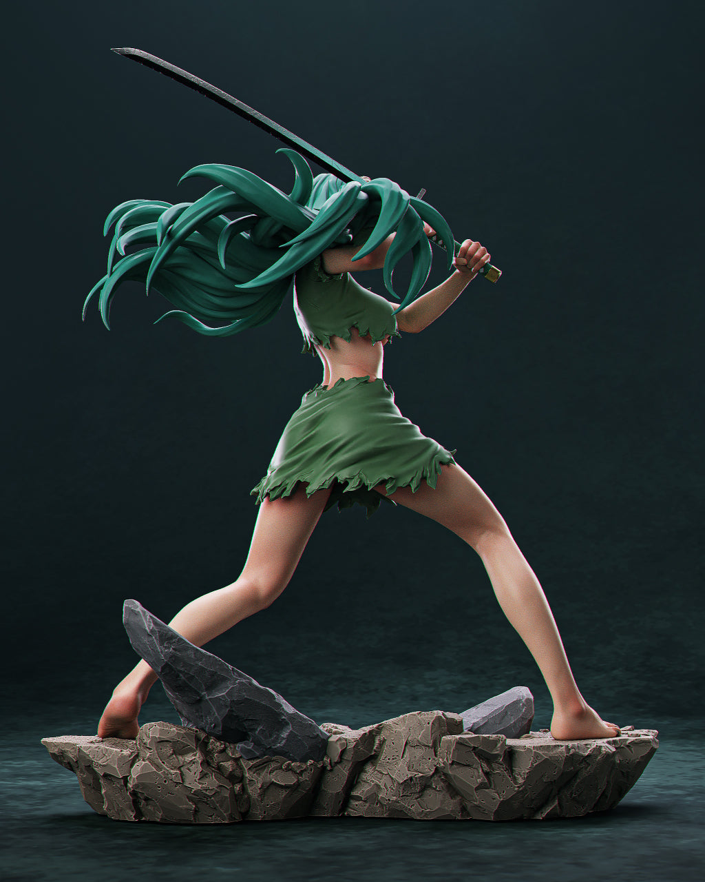 0546 Nelliel Tu - Bleach (4052) - STL 3D Print Files