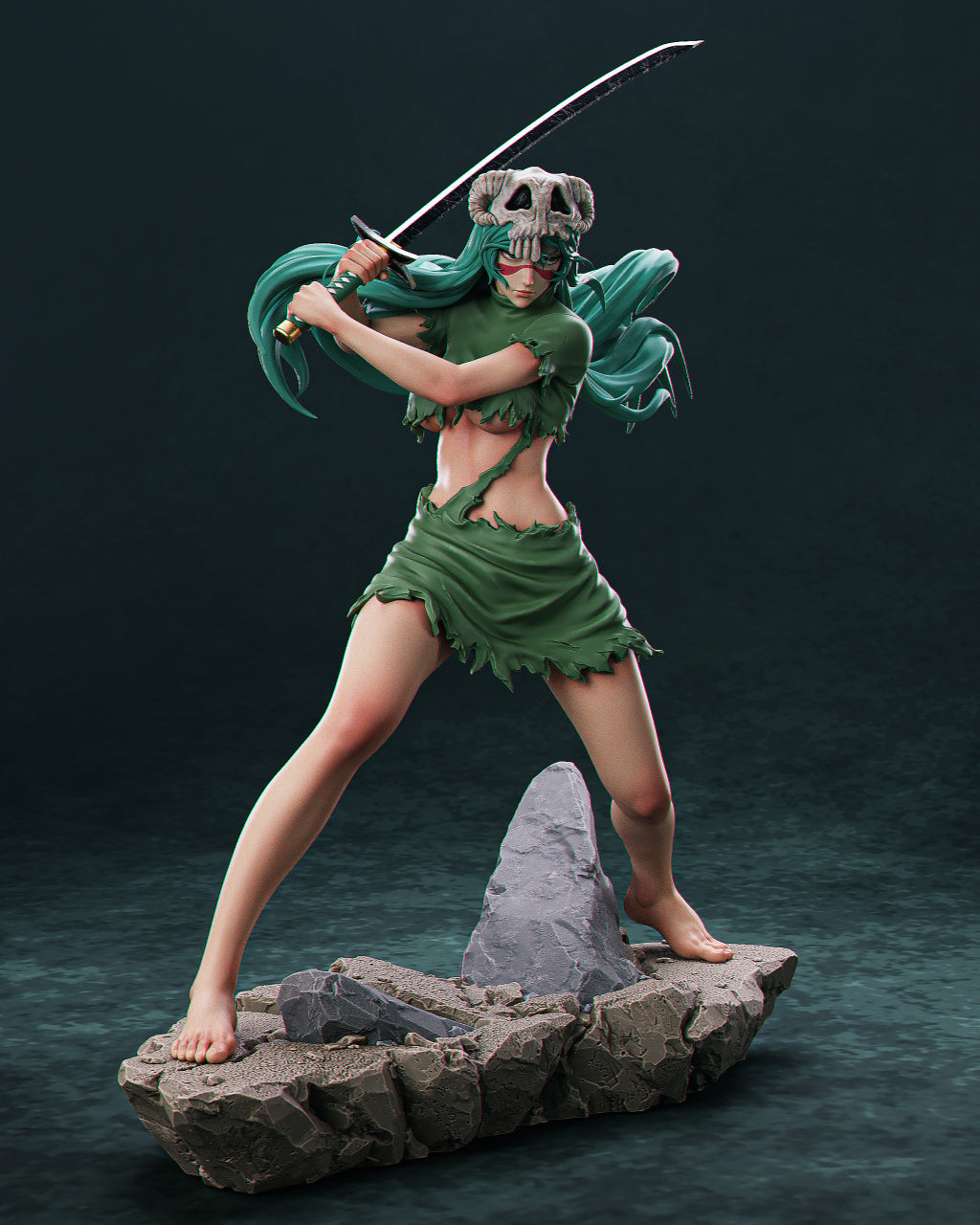 0546 Nelliel Tu - Bleach (4052) - STL 3D Print Files