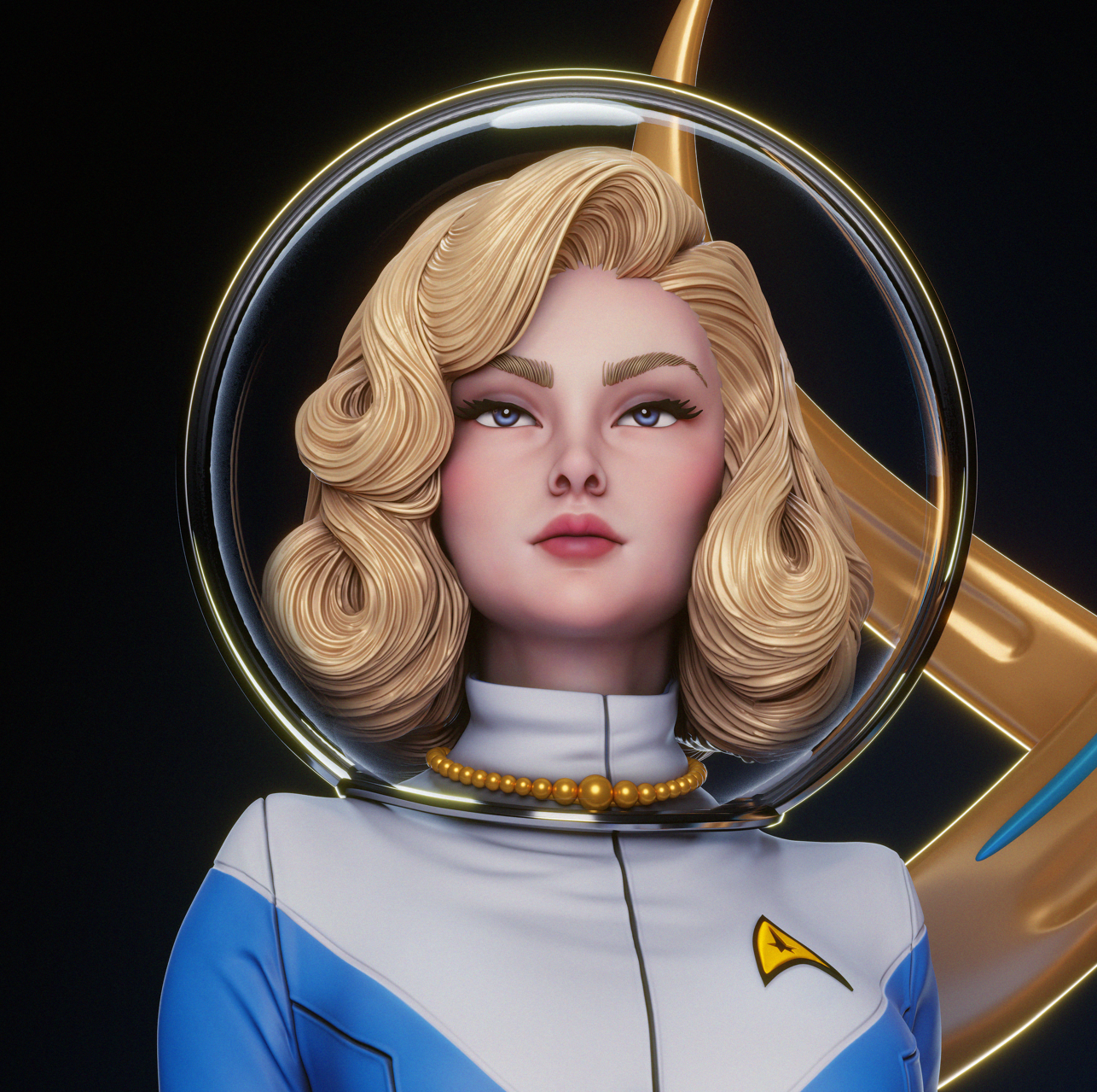 1127 Starfleet Officer - STL 3D Print Files