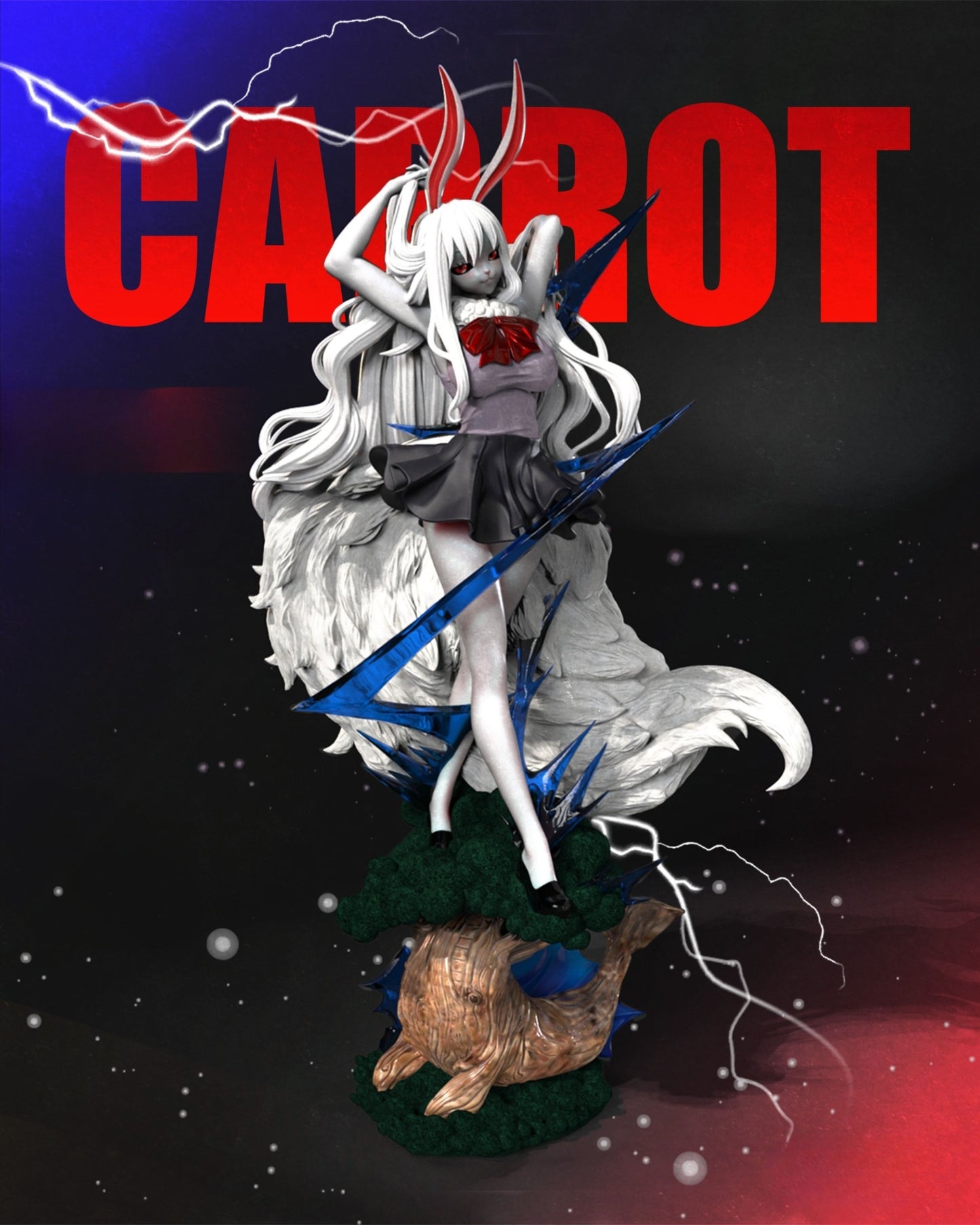 0194 Carrot_One Piece - STL 3D Print Files