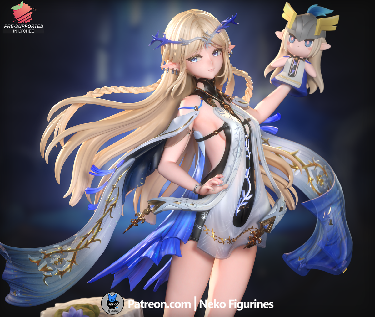 1930 Cartethyia_Wuthering Waves - STL 3D Print Files