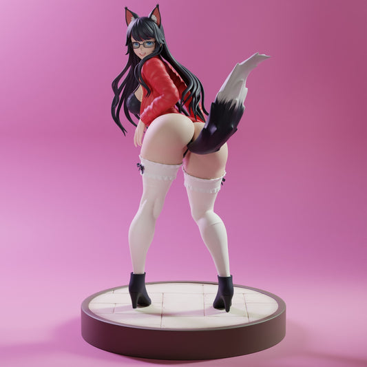 0283 Cat_Girl_Cosplay - STL 3D Print Files