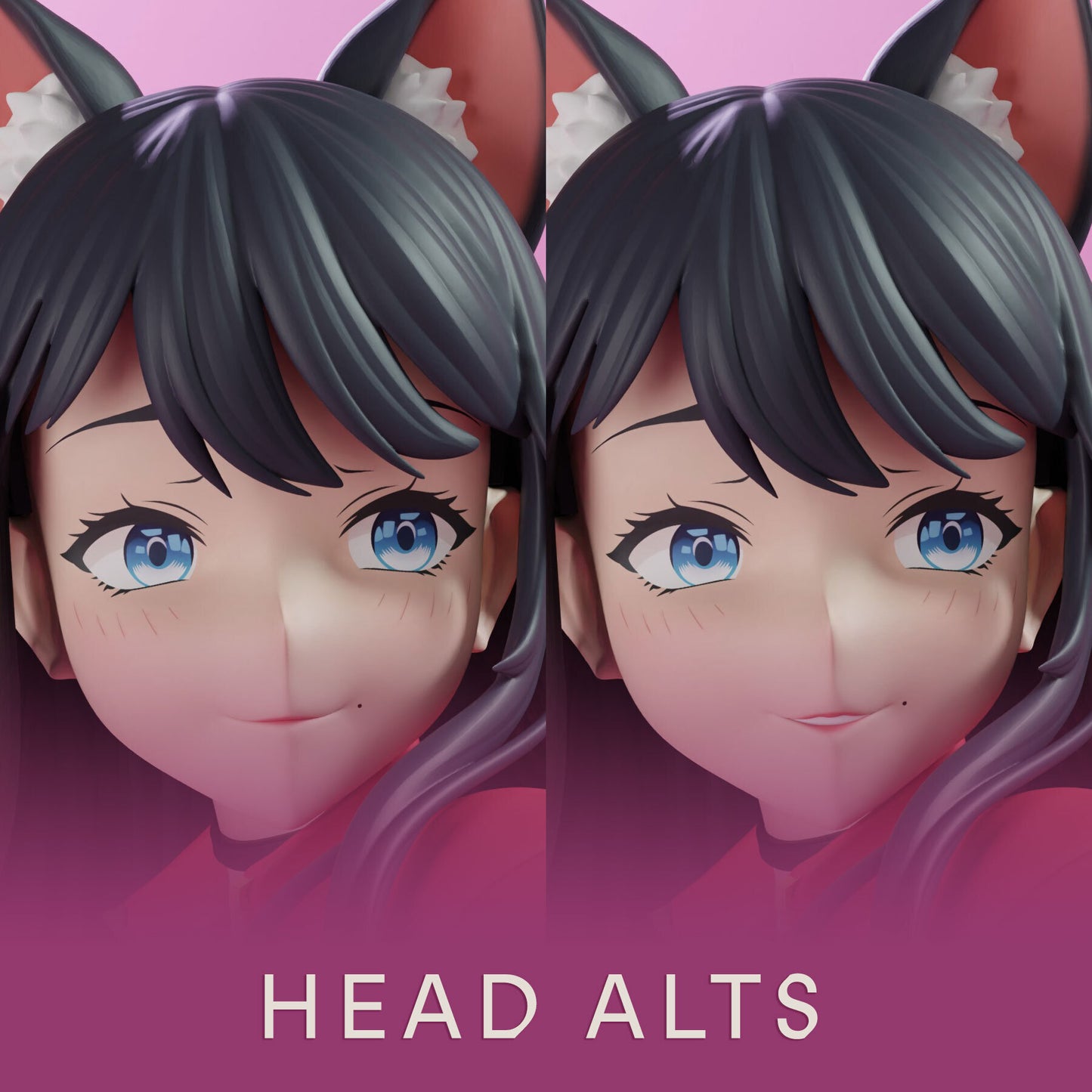 0283 Cat_Girl_Cosplay - STL 3D Print Files